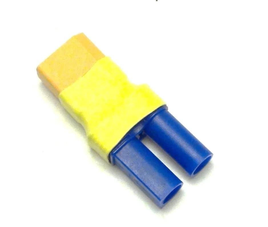 Male XT60 to female EC5 connector (Pack of 2) for fpv drones