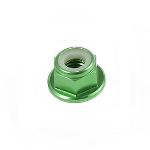 10pc M3 Nylon Locking with Flange CW Nuts pack 6061 Aluminium for fpv drones 31