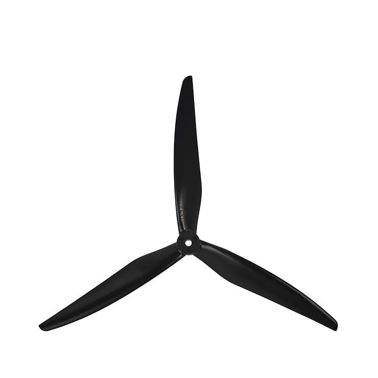 Gemfan 1045-3 10-inch 3-Blade Propeller, Black (1CW+1CCW) for fpv drones