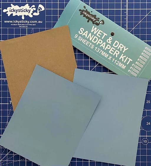 WET & DRY SANDPAPER KIT 9 SHEETS for fpv drones 3
