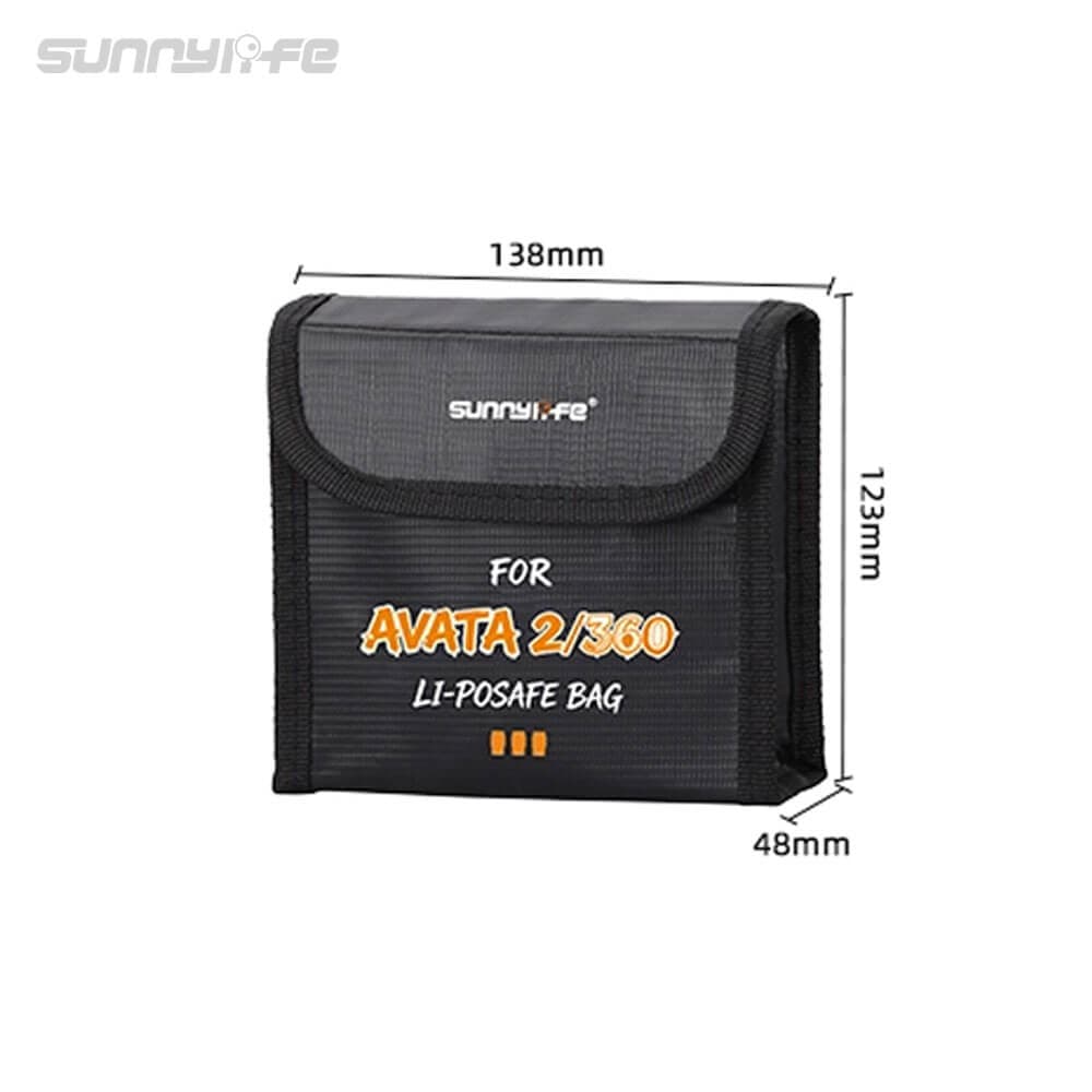 Sunnylife LiPo Safe Bag voor DJI Avata 360 & DJI Avata 2 - 3 ACCU'S for fpv drones 1