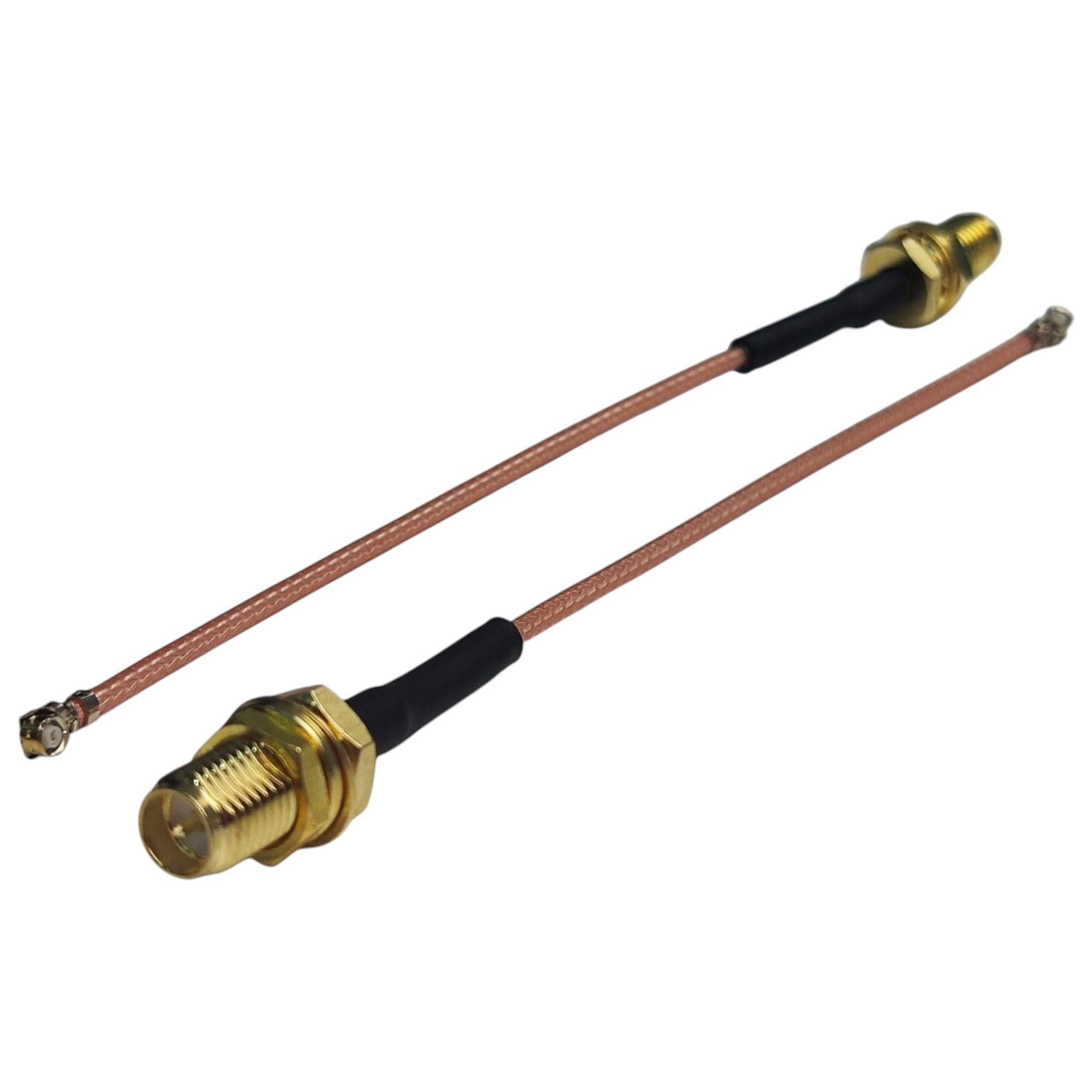 UFL to RPSMA Female RG178 100mm (2-pack) for fpv drones