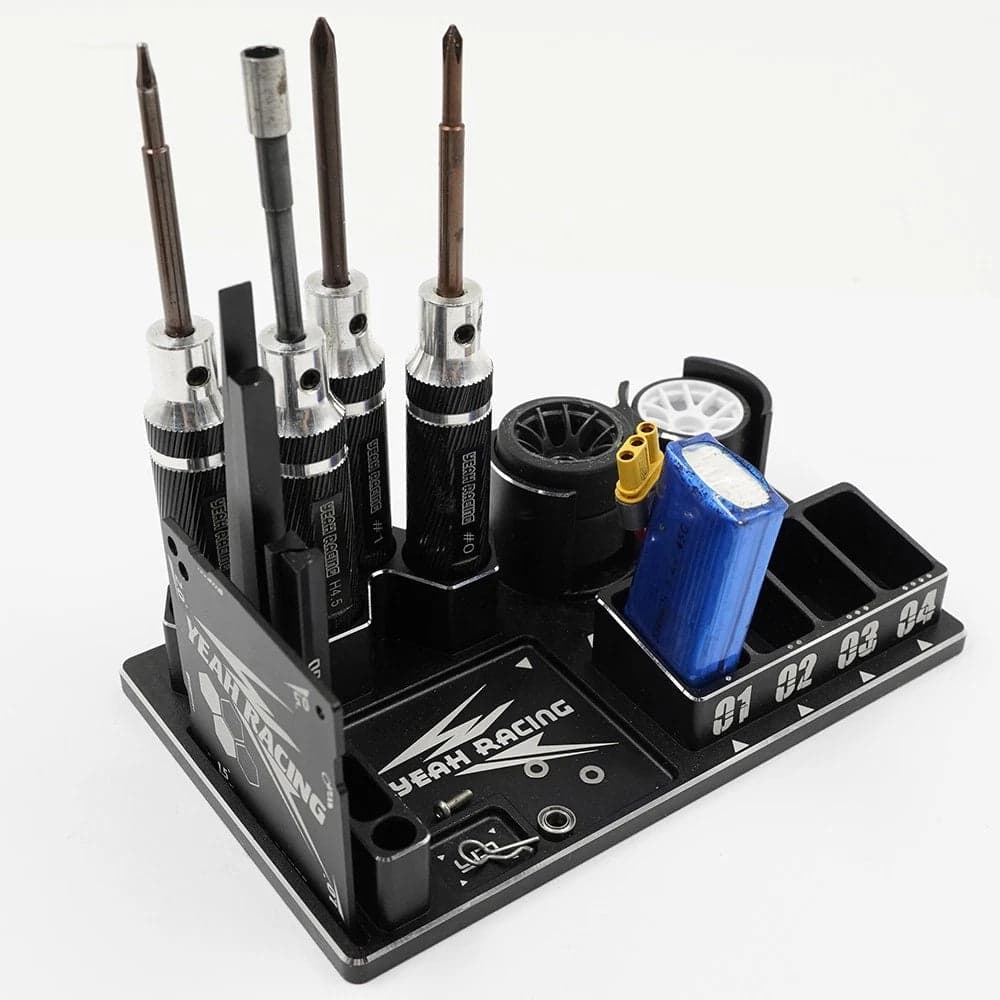 Yeah Racing YT-0217BK Aluminum Multi Function Tool Stand For Mini-Z RC Car for fpv drones 2