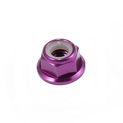 10pc M2 Nylon Locking with Flange CW Nuts pack 6061 Aluminium for fpv drones 86
