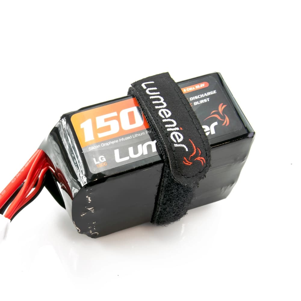 Lumenier Indestructible Kevlar Lipo Strap - 16x250mm (3pcs) - 2.6 - Black for fpv drones 2