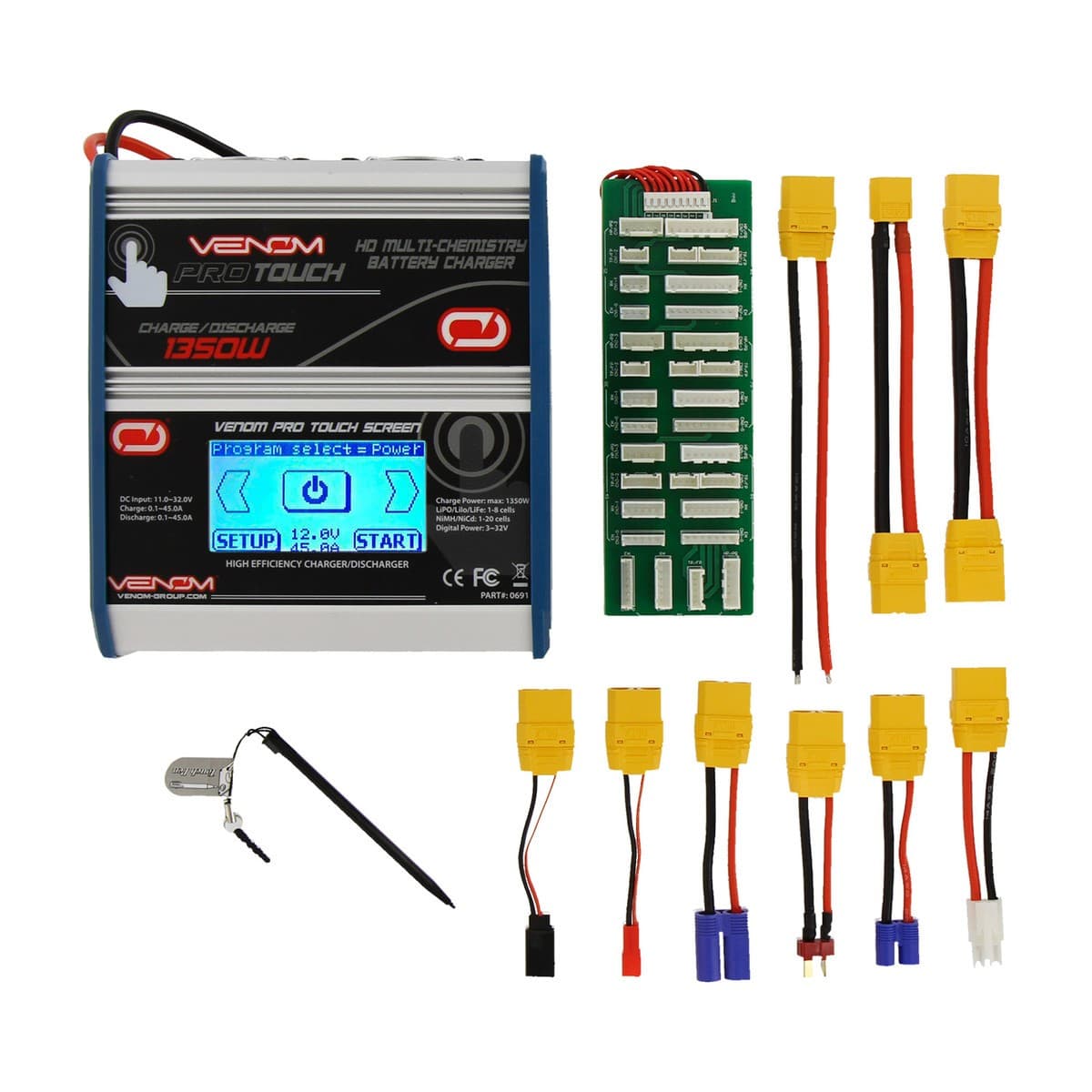 VENOM PRO TOUCH HD LIPO & NIMH BATTERY CHARGER for fpv drones 1