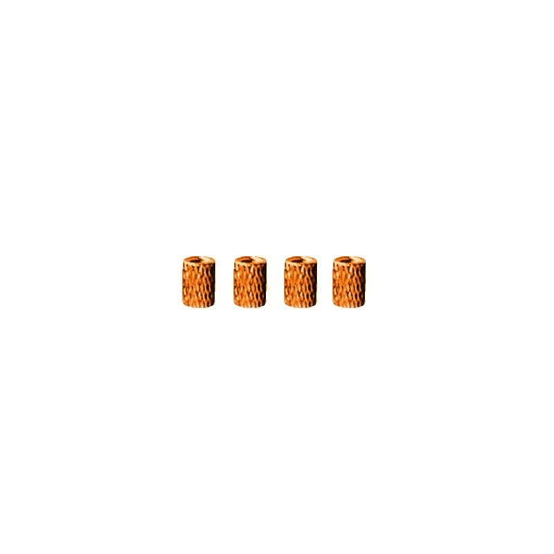 M3 Aluminium Standoffs (4 stuks) - GEKARTELD - 10mm - ORANJE for fpv drones