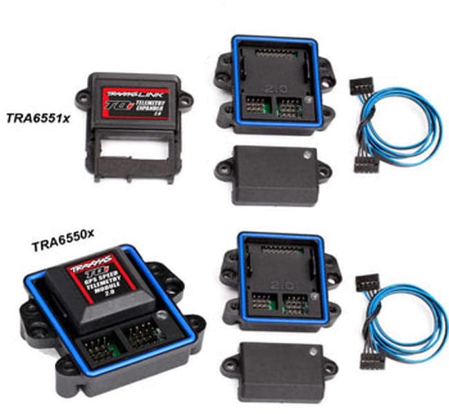 Traxxas 6550x + 6551x TQi GPS Speed Telemetry Module 2.0 + Expander COMBO for fpv drones
