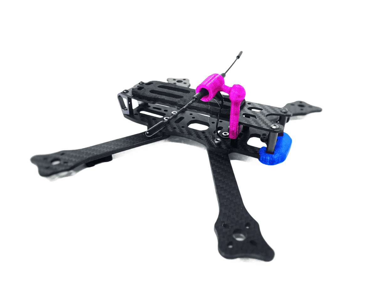 TBS Crossfire IMMORTAL T Adjustable Vertical Antenna Holder for fpv drones 1