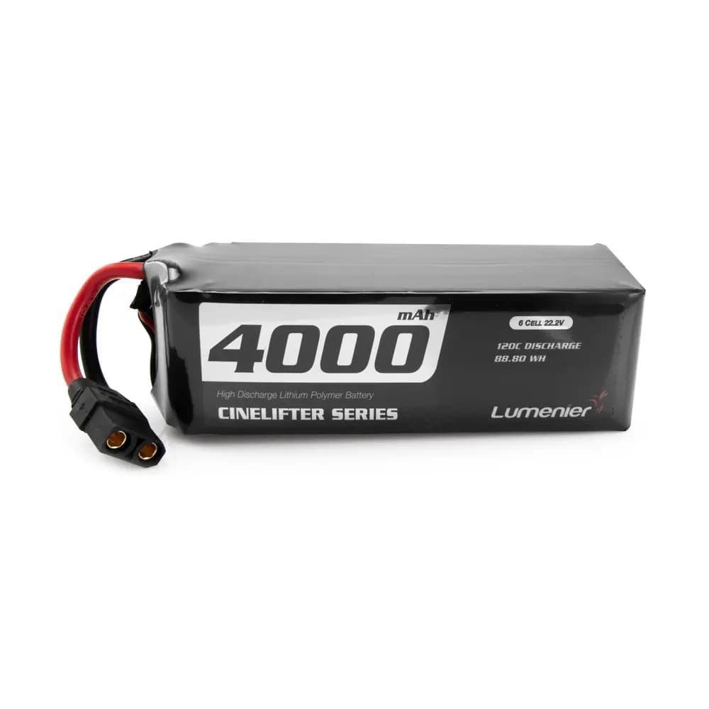 Lumenier 4000mAh 6S 120c CineLifter LiPo Battery XT90 - 3.2 for fpv drones 2