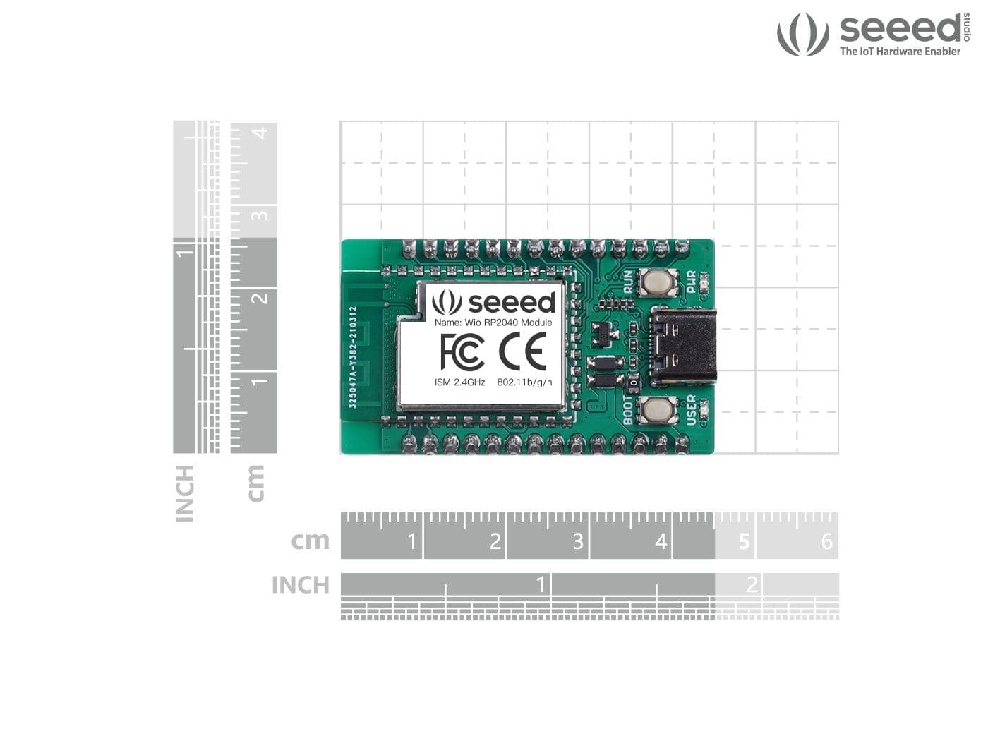 Wio RP2040 mini Dev Board (Onboard WiFi) [SL4] for fpv drones 5