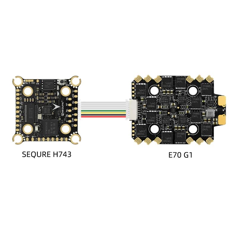 Sequre FPV Stack (H743 FC+ 70A G1 ESC) (AM32) 8S Capable