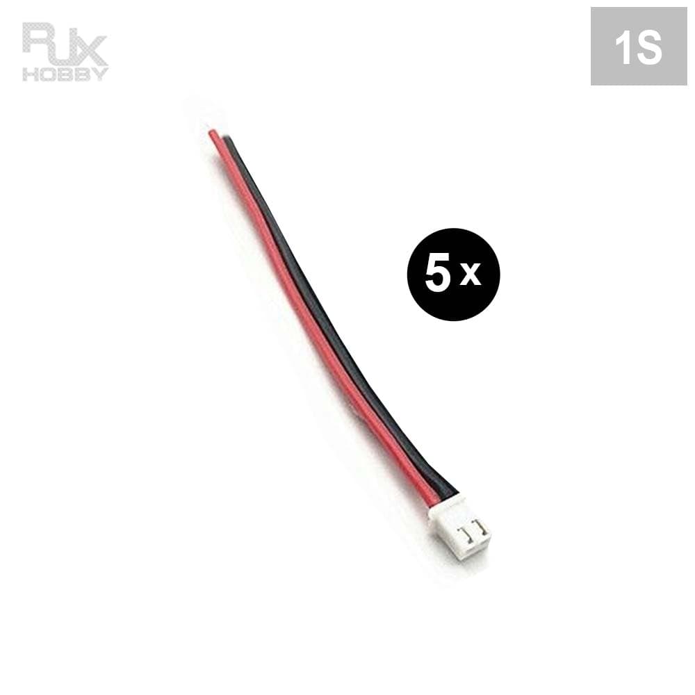 LiPo Balanceerstekker met Draad (5 stuks) - 1S for fpv drones