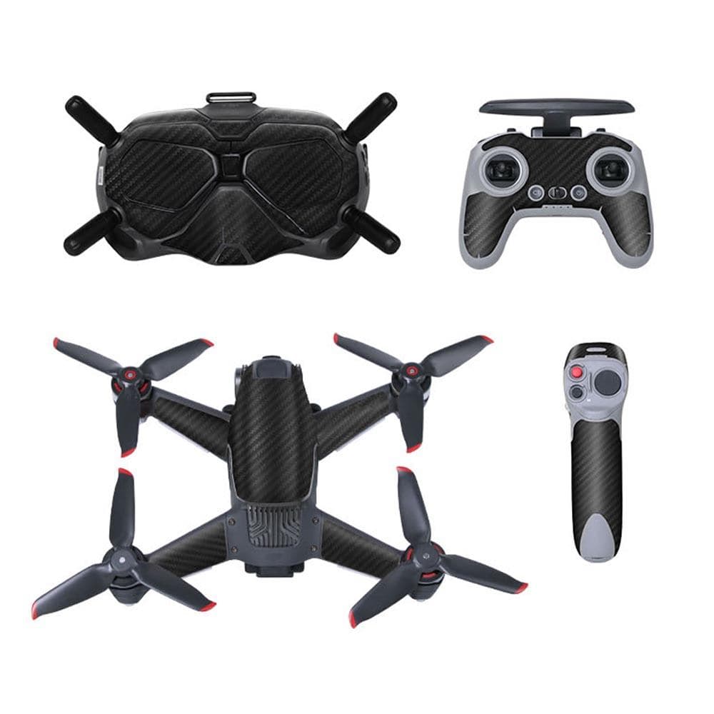 Protective Skin voor DJI FPV Combo - BLACK GRAIN for fpv drones 1