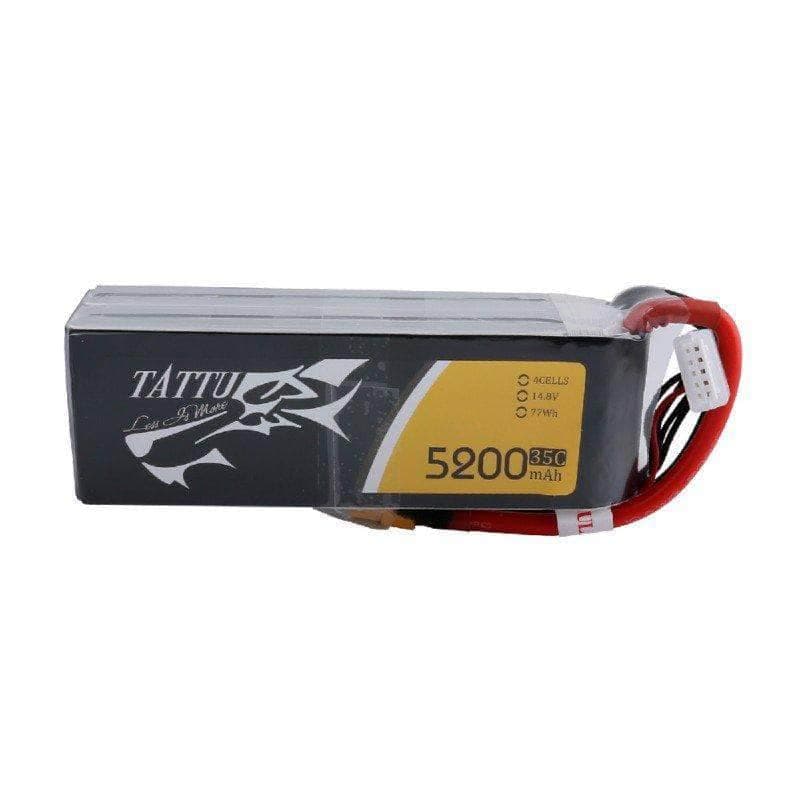 Tattu 14.8V 4S 5200mAh 35C LiPo Battery - XT60 for fpv drones 1