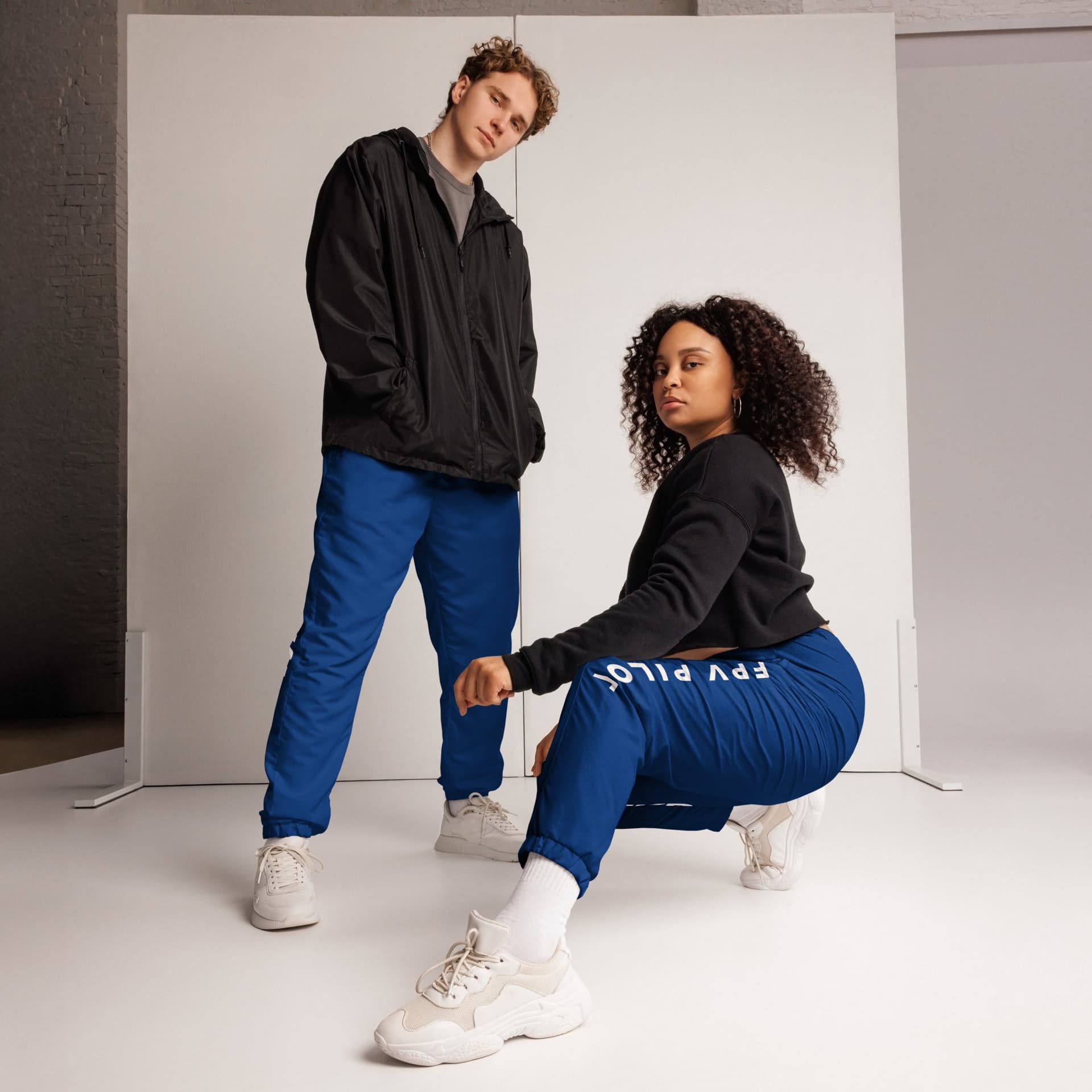 WREKD® FPV Pilot Unisex Track Pants - Blue for fpv drones 4