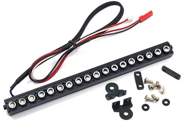 Yeah Racing YA-0507BK 1/10 Aluminum White LED Light Bar Black For Crawler for fpv drones
