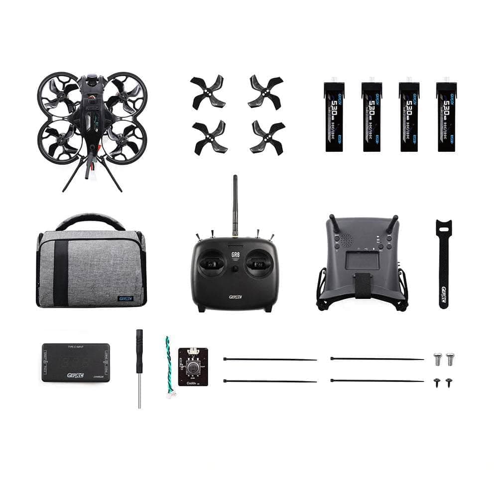 GEPRC RTF TinyGO 4K FPV Whoop Analog Kit w/ Goggles, ELRS Radio Transmitter, Case & Drone for fpv drones 1