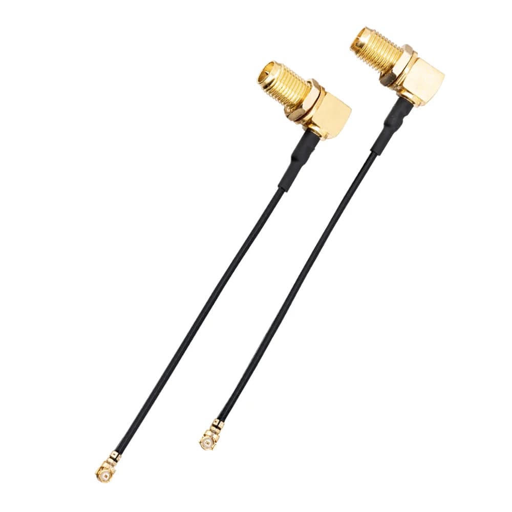 RadioMaster RP-SMA 90 Degree Adapter Set for GX12 Radio (2pcs) for fpv drones