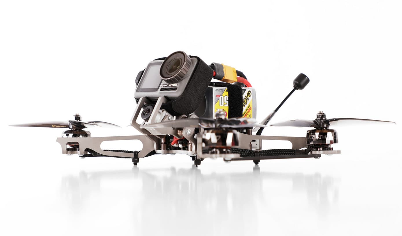 ZBROY Prometheus - Full Titanium 5" Drone Frame - HD for fpv drones