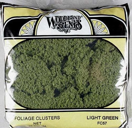 Woodland Scenics FC58 N/HO Foliage Cluster Medium Green Train Scenery for fpv drones