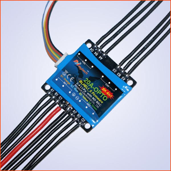 Maytech Blackfire 4-in-1 20A ESC for fpv drones 4