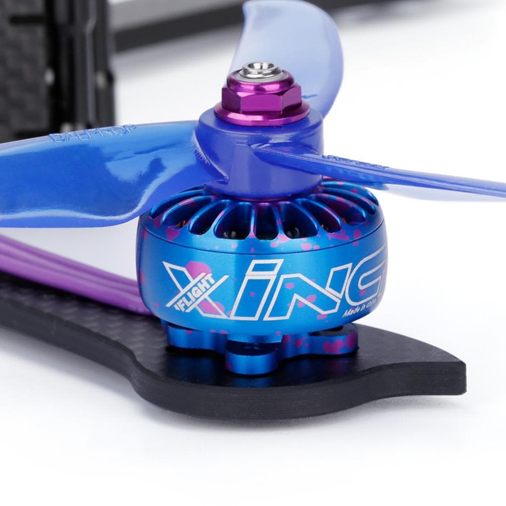 XING 2207 2450KV Blue/Purple Camo FPV Race Motor for fpv drones 4