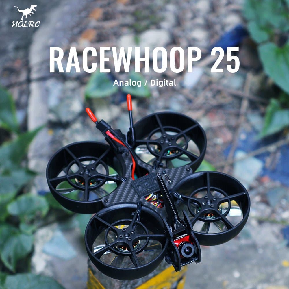 Racewhoop25 2.5" FPV Racing Drone by HGLRC & Free Zillion-Analog version