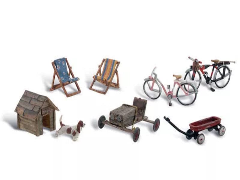 Woodland Scenics A1931 HO Train Figures Backyard Basics for fpv drones