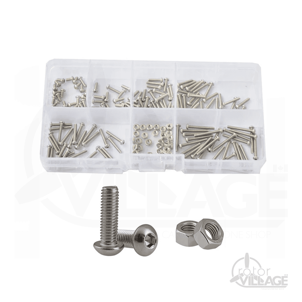 M2 Metal Hardware Kit - 230pcs for fpv drones