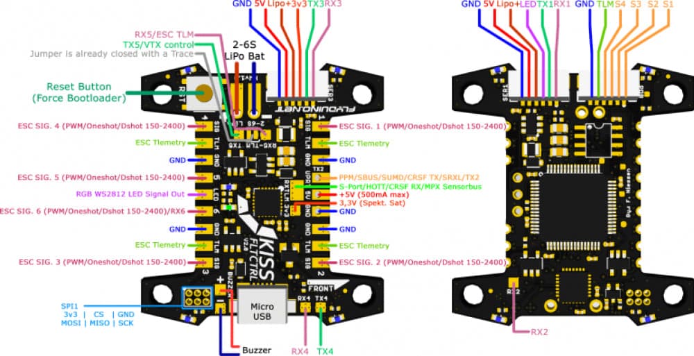 Flyduino KISS Flight Controller V2 for fpv drones 2