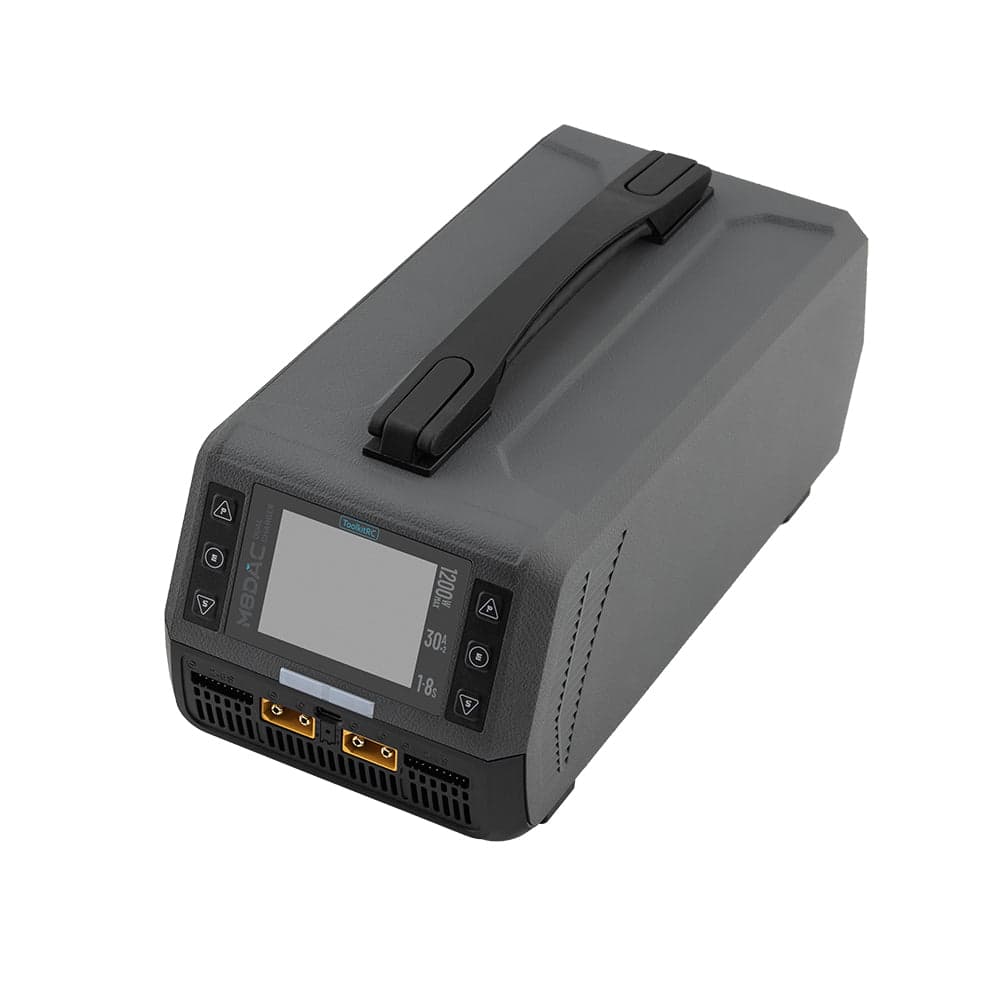 ToolkitRC M8DAC 1-8S Dual Drone Charger 1200W 30A×2 50A SYNC Charger - XT90 for fpv drones 4