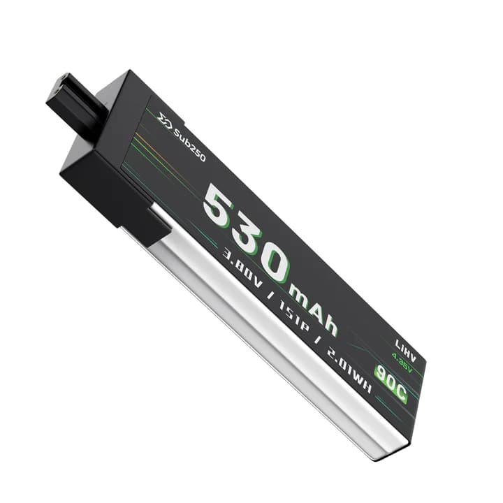 Sub250 GNB 1S 530mAh 90C Battery for fpv drones 3