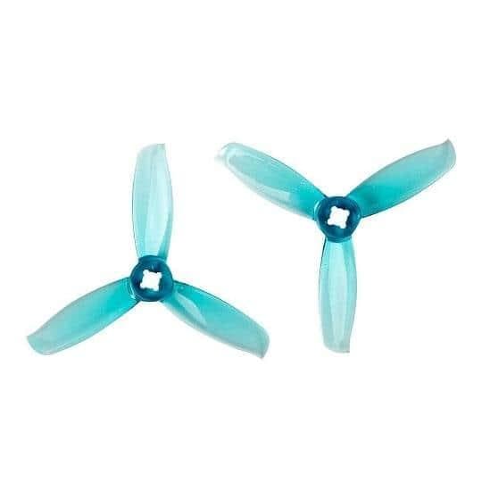 Gemfan WinDancer 3028-3 / 3" Tri-Blade Props for 5mm / 1.5mm Shaft T-Mounted w/ Adapter (4 Pack) - Choose Color for fpv drones 2