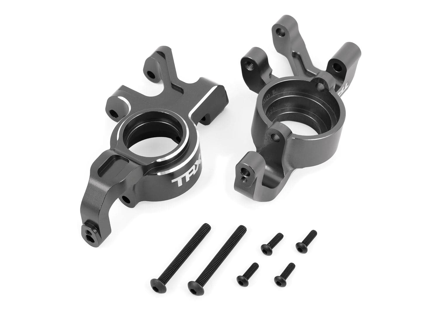 Traxxas 7836-GRay X-Series Gray Aluminum Steering Blocks X-Maxx XRT for fpv drones