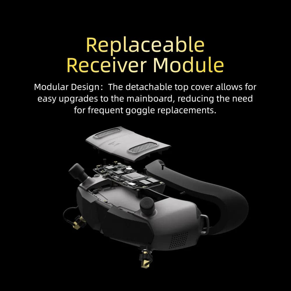 Walksnail Avatar HD Goggles X with Moonlight kit and GM3 for fpv drones 5