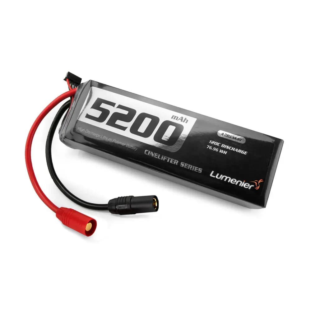 Lumenier 5200mAh 4S 120c CineLifter LiPo Battery - AS150 - 2.75 for fpv drones 1