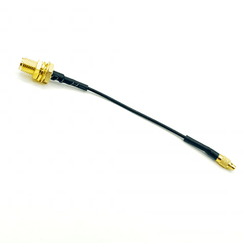 STRAIGHT MMCX TO SMA EXTENSION CABLE SOFT RG178 for fpv drones