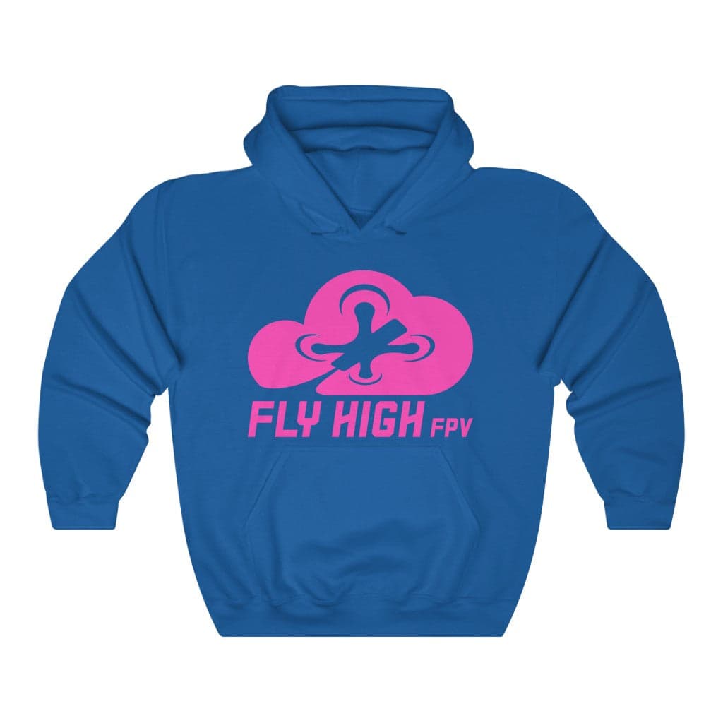 Fly High FPV Hoodie (Tango2 approved) - Pink Logo for fpv drones 125