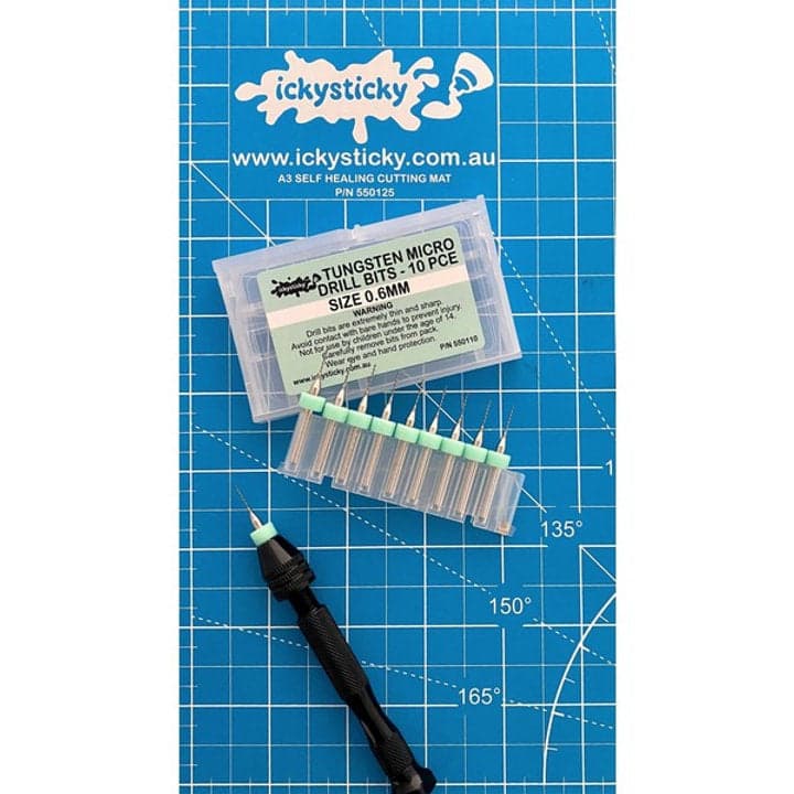 TUNGSTEN MICRO DRILL BITS SINGLE SIZE PACK for fpv drones 5
