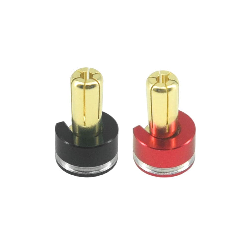 Poerhobby LOWPRO Heatsink Bullet Plug Grips w 5mm Bullets Low profile 14mm for fpv drones 2
