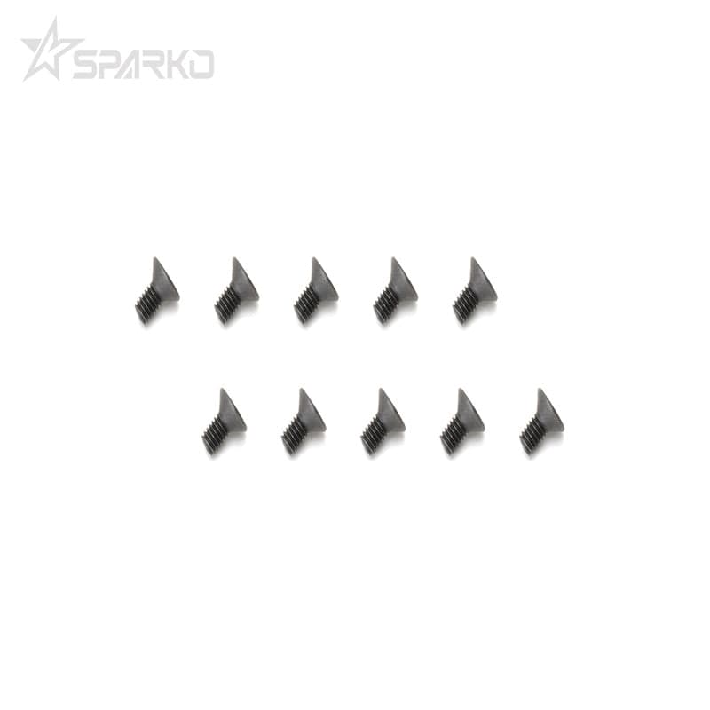 Sparko F8 Flat Screw M4x10mm (10pcs) for fpv drones 1