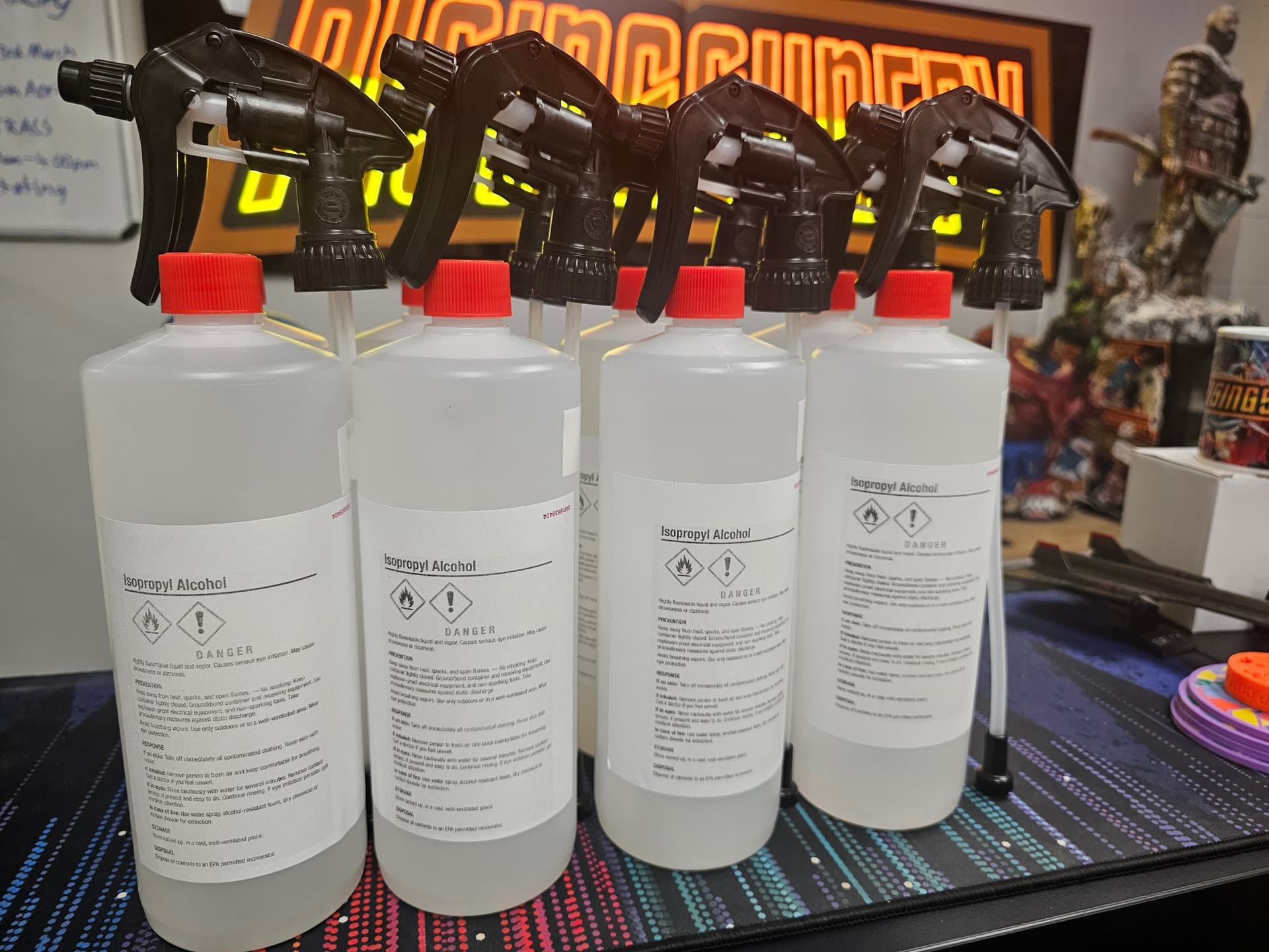 Isopropyl Alcohol 1L with Hi-flow spray nozzle. for fpv drones 2