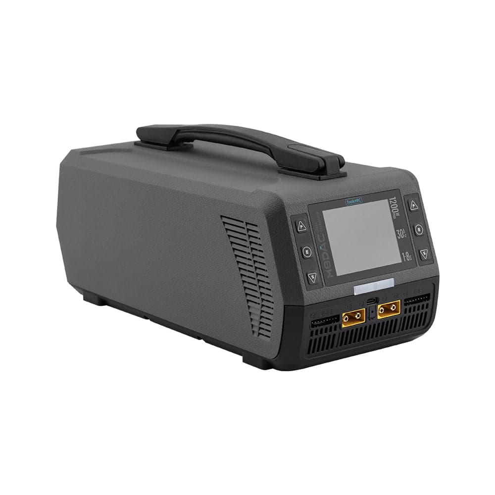 ToolkitRC M8DAC 1-8S Dual Drone Charger 1200W 30A×2 50A SYNC Charger - XT90 for fpv drones 2