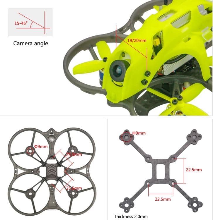 LDARC ET85D 2" CineWhoop Quadcopter Frame for fpv drones 10