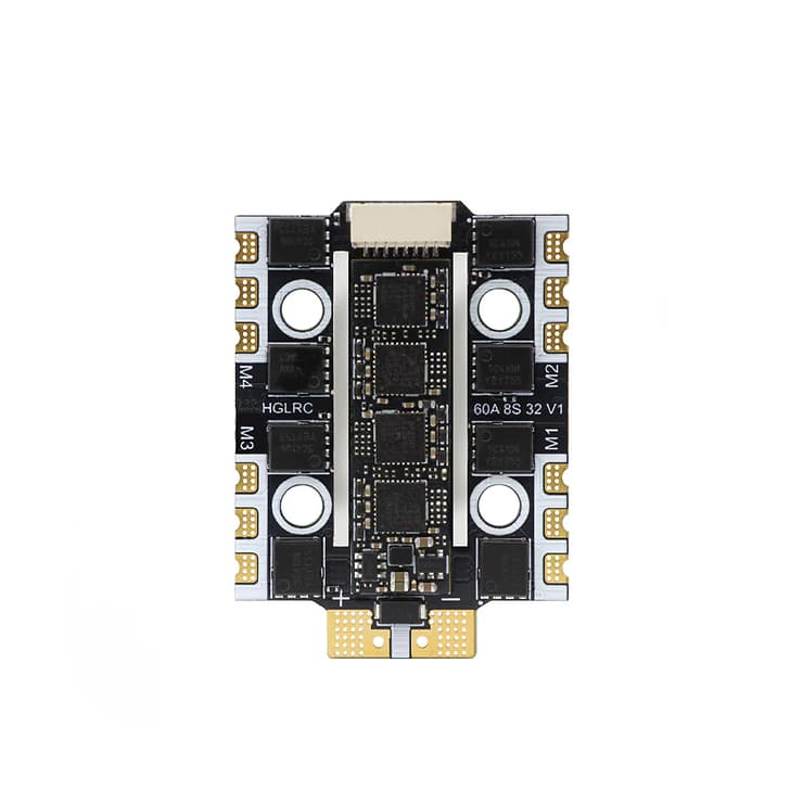 HGLRC 60A 8S 4-in-1 ESC AM32 for FPV Racing Drones for fpv drones 1