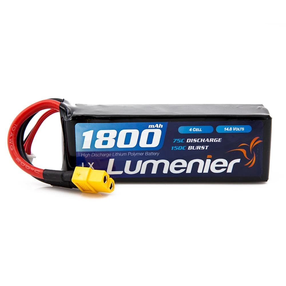 Lumenier 1800mAh 4s 75c Lipo Battery - 14.8 Volt (4 Cell) for fpv drones 2