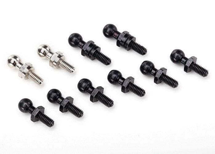 Traxxas Pivot balls Black (6) Silver (2) Black (2) Latrax Rally / SST / Teton for fpv drones