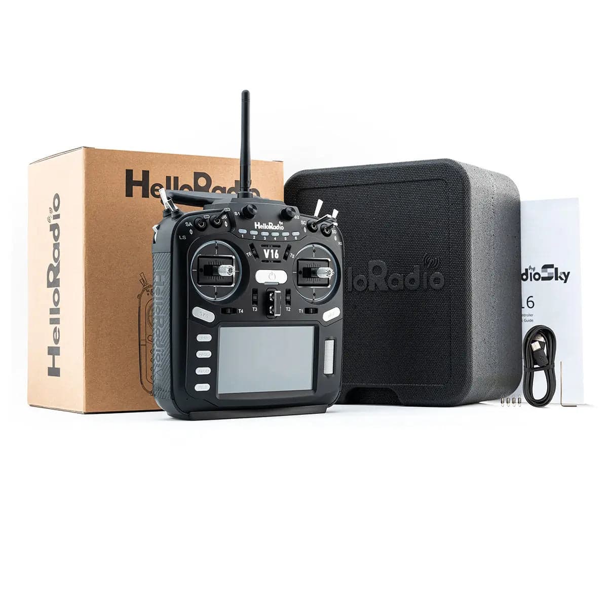 HelloRadioRC V16 Remote Controller-ELRS 2.4G for fpv drones 2
