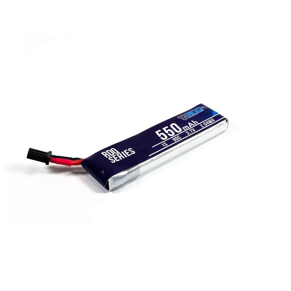 RDQ Series 3.7V 1S 550mAh 90C LiPo Whoop/Micro Battery w/ Cabled Connector - Choose Version for fpv drones 3